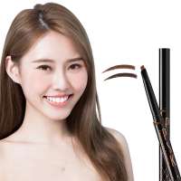 9P5104 Waterproof Permanent Eyeliner Makeup Taupe Color Pencil eyebrow with eyebrow comb